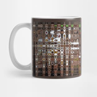 Brown and White intersect Mug